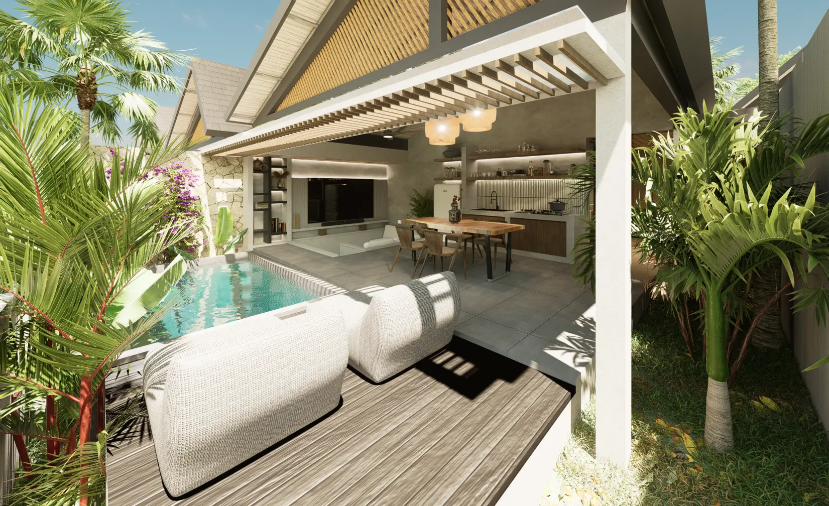 Tropical-Modern Villa near the Beach photo 2