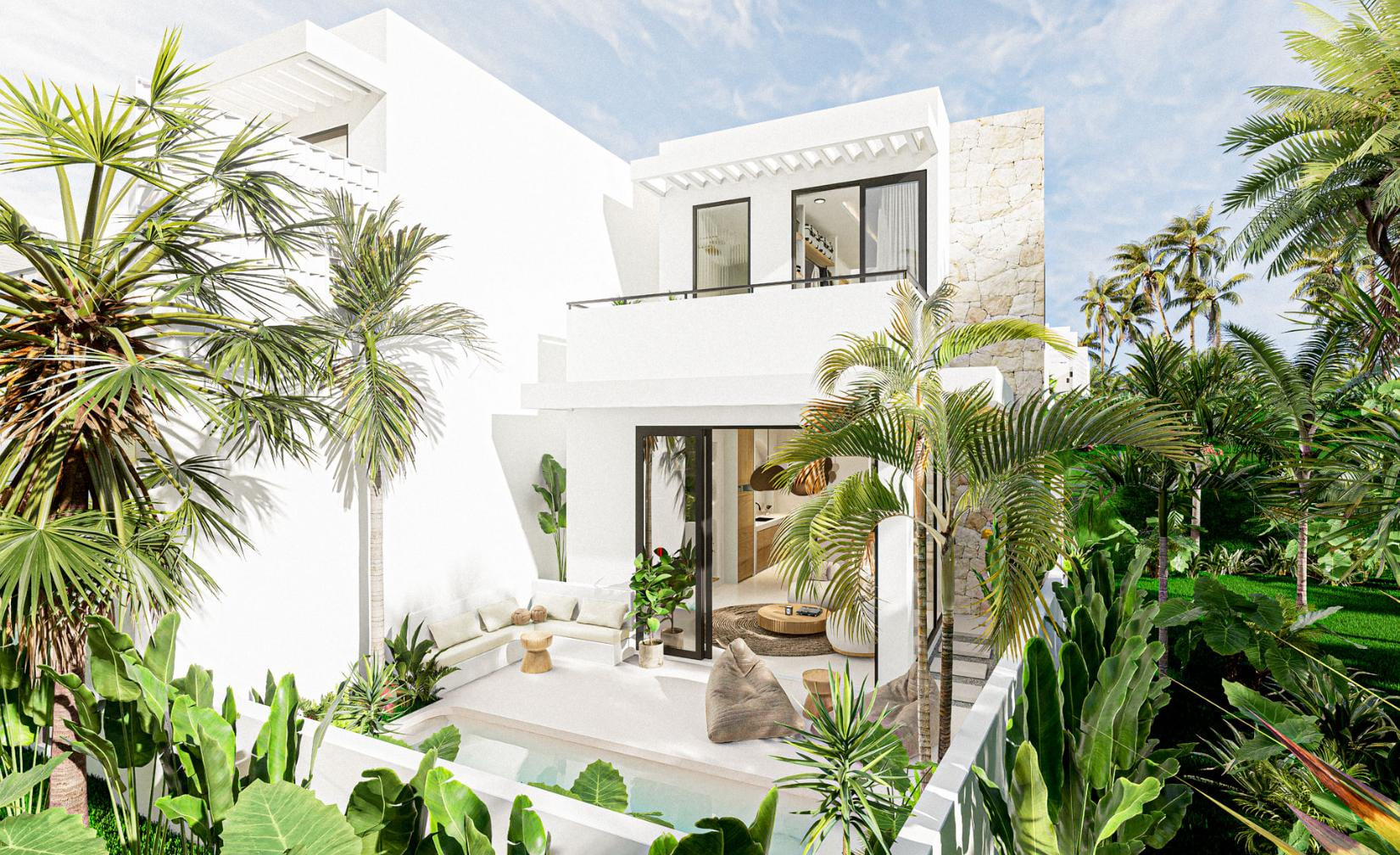 Mediterranean style Bali villa photo 2