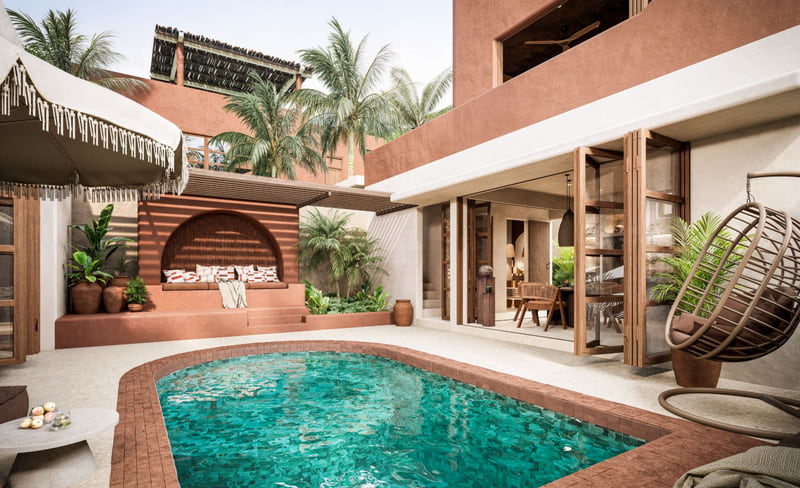 Mediterranean style Balangan villa