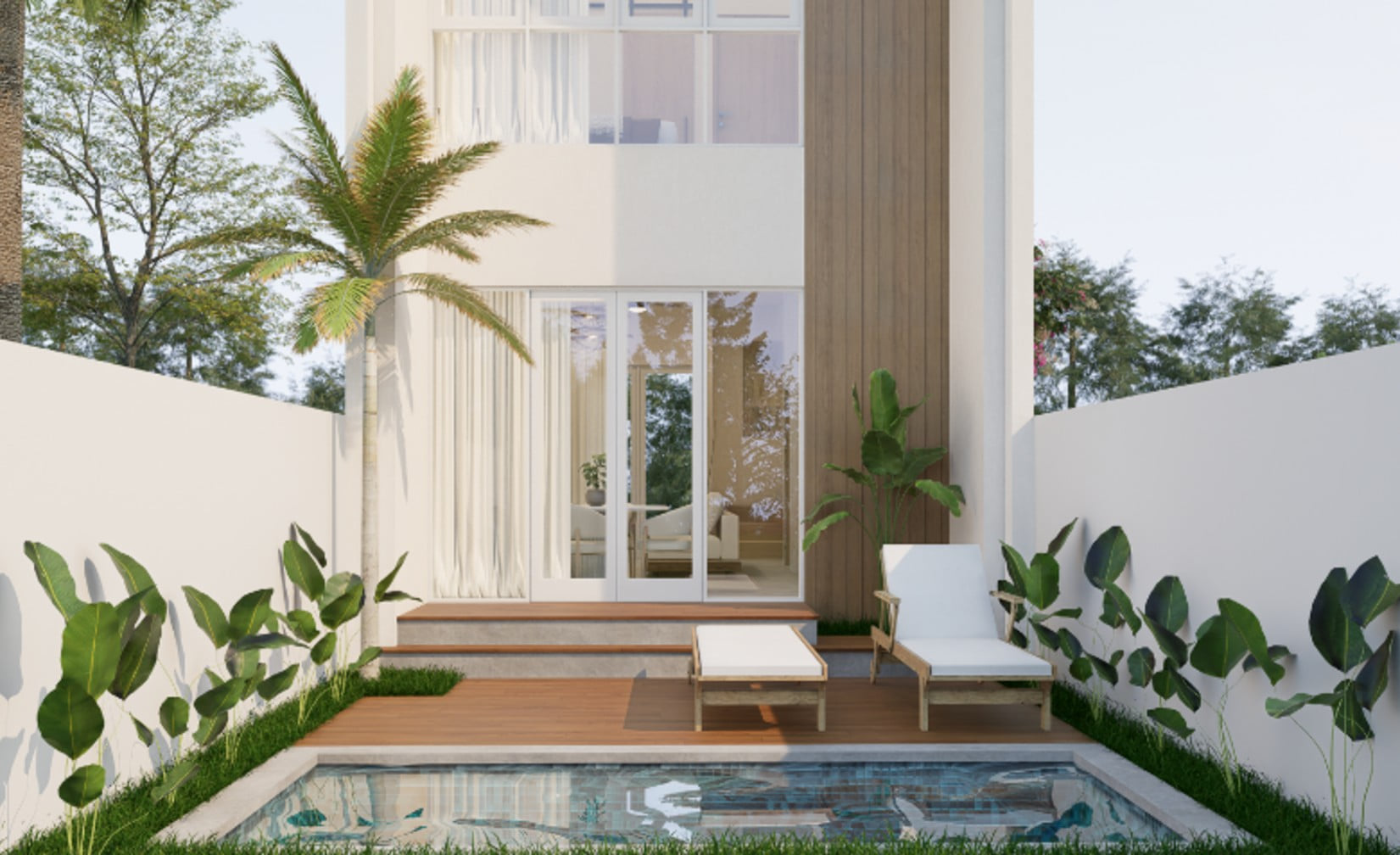 Stylish two bedroom with private pool photo 2